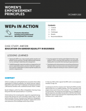 Education on Gender Equality in Business