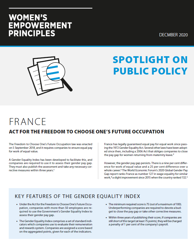 Act for the Freedom to Choose One's Future Occupation 
