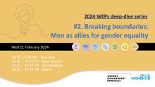 2024 WEPs Deep-dive series: #2 Breaking boundaries: Men as allies for gender equality
