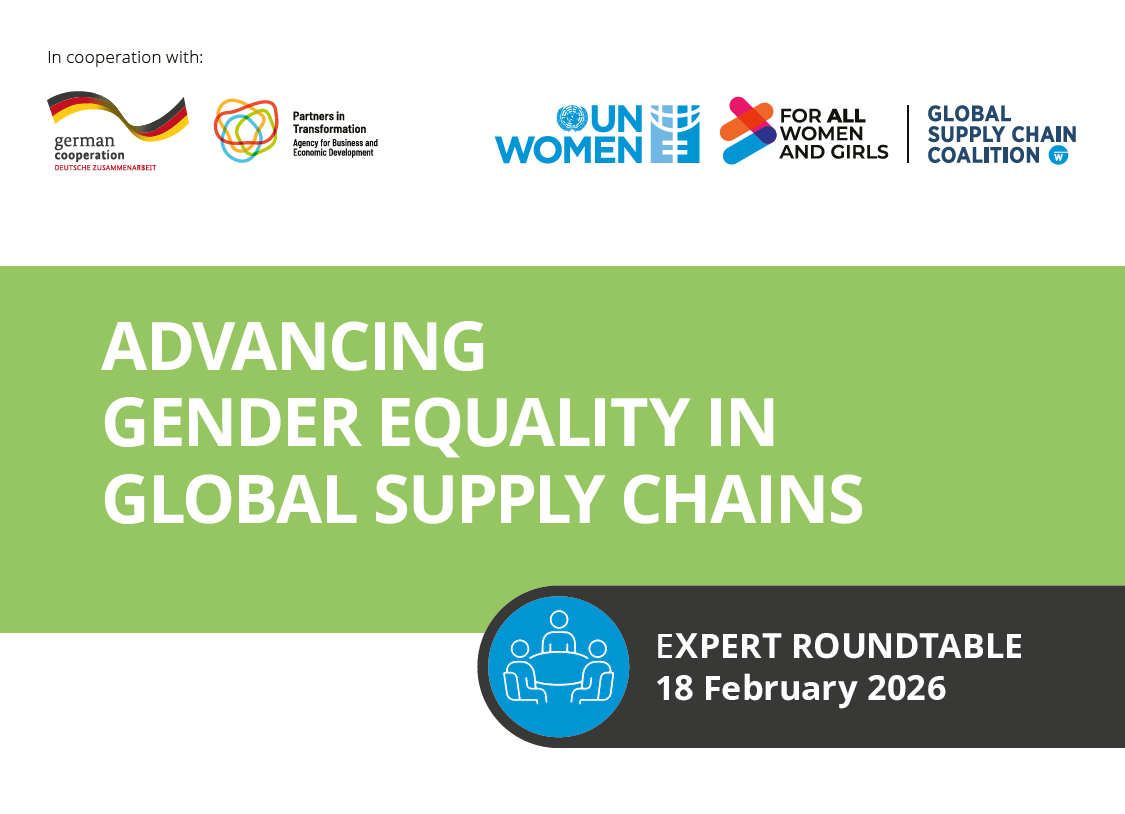 Global Supply Chain Coalition Expert Roundtable: Advancing Gender Equality in Global Supply Chains