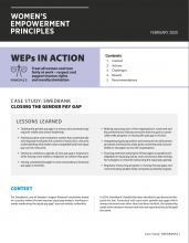 Closing the Gender Pay Gap