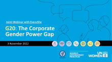 [Recording] Joint webinar with ExecuShe: G20: The corporate gender power gap