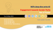 [Recording] WEPs Deep-dive series: #2 Engagement towards Gender Parity- Net of Power