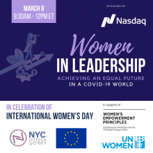 Women in Leadership Achieving an Equal Future in a COVID-19 World 